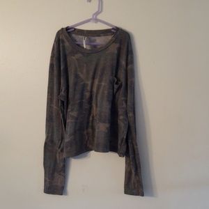 Long sleeve camo t shirt